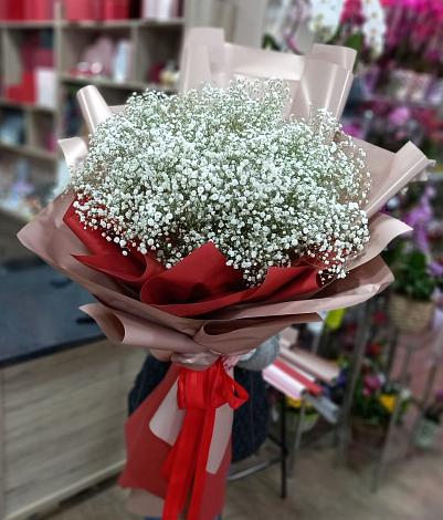 Букет цветов из: Гипсофила в Юрлово