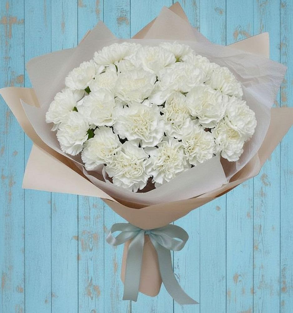 Букет цветов из: Гвоздики в Юрлово