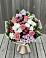 Букет цветов из: Альстромерии, Гвоздики, Розы и Хризантемы в Юрлово