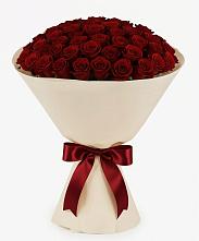 Букет 101 Бордовая роза Блэк Бакарра в Юрлово
