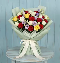 Букет цветов из:  Розы в Юрлово