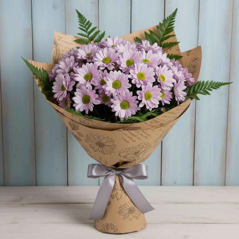 Букет цветов из: Хризантемы в Юрлово