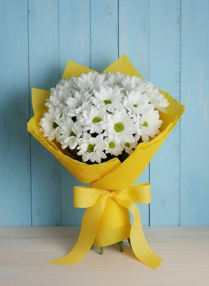 Букет цветов из: Хризантемы в Юрлово