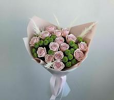 Букет цветов из:  Розы и Хризантемы #REPLACE_PRED# Юрлово