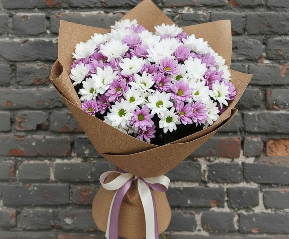 Букет цветов из: Хризантемы в Юрлово