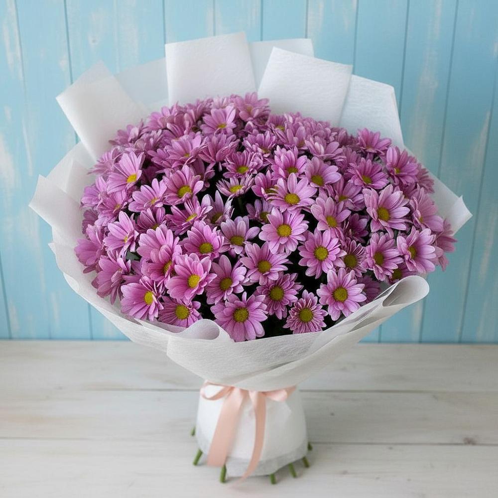 Букет цветов из: Хризантемы в Юрлово
