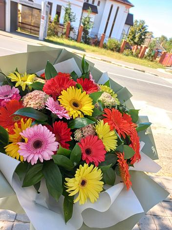 Букет цветов из: Герберы в Юрлово