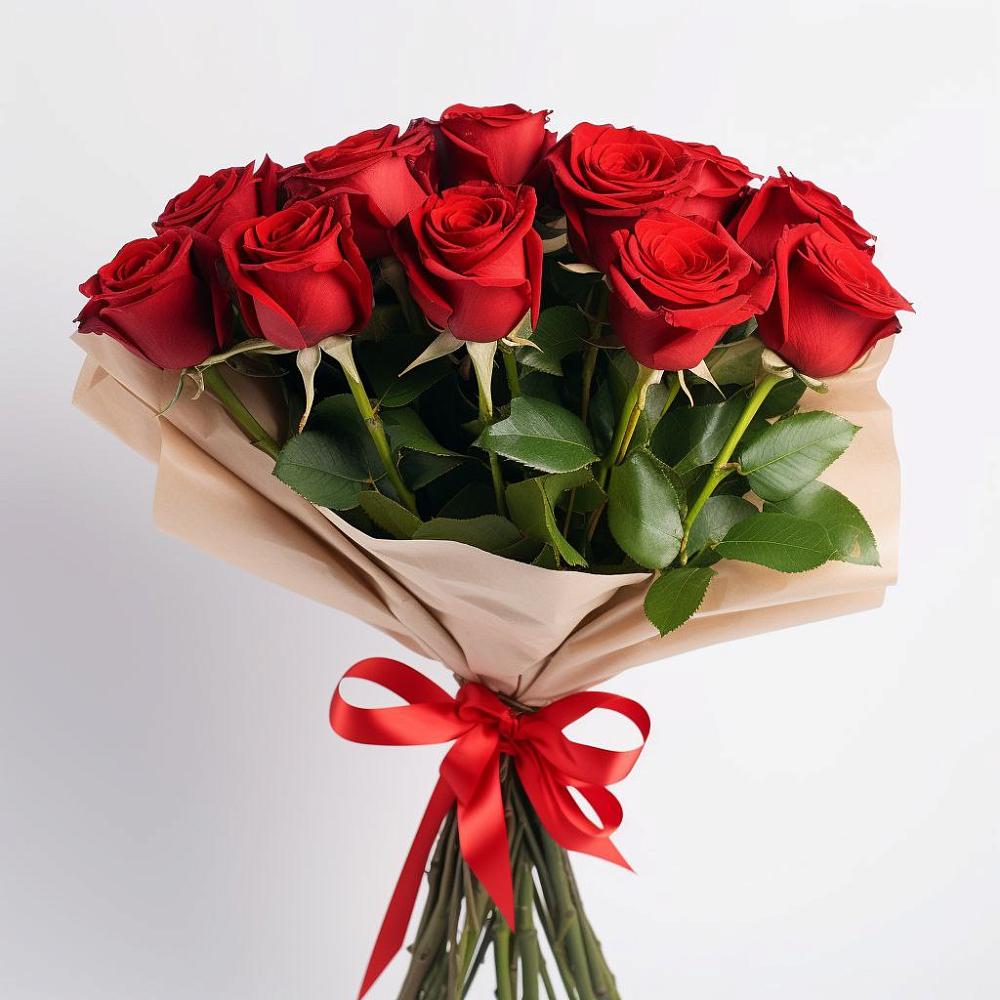 Букет 11 Красных роз Эдлесс Лав в Юрлово